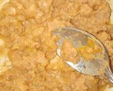 A picture of step 1 of Half moon chicken samosa.
