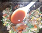 A picture of step 5 of Street style hakka noodles.