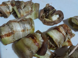 Berenjenas rellenas con queso al horno