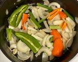 A picture of step 2 of Split Pea Soup.