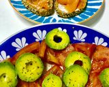 Foto del paso 2 de la receta: Una rebanada de pan con "all i oli"y salmón