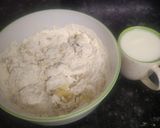 A picture of step 1 of Banana almond malpua.