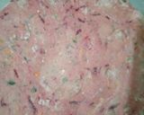 A picture of step 2 of Beetroot cabbage paratha.