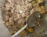 A picture of step 3 of Khandeshi Special green brinjals bhaji,with Ghadichi Poli (Lunch)recipe.
