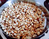 A picture of step 2 of Healthy tasty rajgira flour and roasted peanut Burfi.