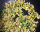 A picture of step 1 of Maxican corn rice.