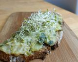 Une image de l'étape 6 de 🌱 Tartine gratinée béchamel aux verts de poireaux (antigaspi).