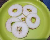 A picture of step 1 of Apple jalebi.