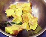 A picture of step 4 of Bread Dhokla.