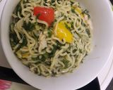 A picture of step 1 of 🥗Spinach with noodles🥗.