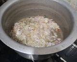 A picture of step 2 of Mutton yakhni pulao.