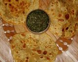 हरे लहसुन और प्याज़ का पराठा(hare lahsun aur pyaz ka paratha recipe in hindi) रेसिपी चरण 4 फोटो