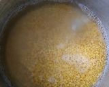 A picture of step 2 of Moong daal namkeen.