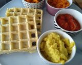 Une image de l'étape 6 de Gaufre salée et farandole de légumes.