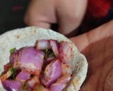 A picture of step 2 of Stuffed onion paratha.