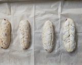 Foto langkah ke 9 dari resep Cranberry Cheese Bread (Tanpa Telur).