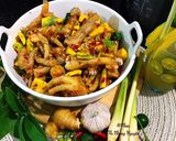 Hình bước làm 4 của món Chân gà trộn sate
