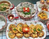 Hình bước làm 8 của món Cơm nhà nhiều món mừng ngày thống nhất 30.4