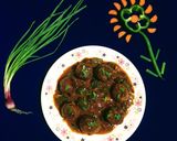 A picture of step 12 of Vegetable Manchurian.
