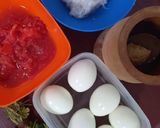 A picture of step 1 of Egg Curry.