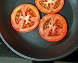 Foto del paso 5 de la receta Merluza con champiñones y salsa de cebolla con trufa