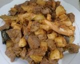 Foto langkah ke 4 dari resep Sambel goreng ati ampela kentang.