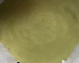 A picture of step 6 of Matcha Basque Cheesecake.