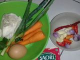Mie goreng burung dara pipih