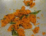 A picture of step 1 of Tricolour Pulao.
