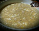 A picture of step 6 of Desi chicken corn soup.