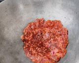 A picture of step 3 of Beetroot handvo.