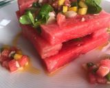 Foto del paso 3 de la receta Ensalada de sandía y queso feta a la vinagreta