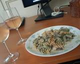 Mushroom spinach pasta with alfredo sauce recipe step 5 photo