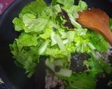 รูปขั้นตอนการทำที่ 2 ของ ผัดเส้นบุกสาหร่าย,ผักกาดเขียว,หมูสับ - คีโต