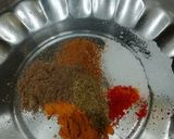 A picture of step 2 of Stuffed bhindi.