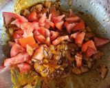 A picture of step 3 of Sponge gourd sabji.