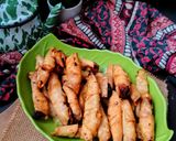 Foto langkah ke 4 dari resep Molen Pisang Kulit Pangsit (Dua Bahan).