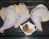 A picture of step 1 of Chicken with Peas and Mushrooms.