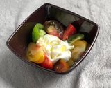 A picture of step 4 of Tomato Tasting Caprese.