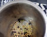 A picture of step 1 of Palak pakoda or Spinach fritters or pakoda.