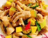 Hình bước làm 5 của món Chân gà ngâm sả tắc