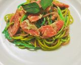 Foto langkah ke 8 dari resep Pasta Rainbow Carbonara.