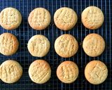 A picture of step 9 of Eggless Peanut Butter Cookies.