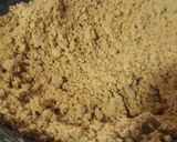 A picture of step 1 of Besan ladoo.