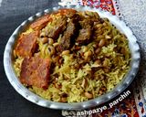 عکس مرحله 4 از دستور پلو دیزی کاشانی 🌸 چلو دیزی کاشانی