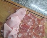 Foto del paso 1 de la receta: Tarta de jamón, queso y bondiola 🧀🥧