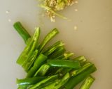 A picture of step 1 of Red Carrot Green Chilli Pickle - 10 minutes Instant Pickle.