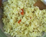A picture of step 4 of Fried Cabbage Rice.