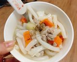 Hình bước làm 6 của món Nui thịt heo băm cà rốt