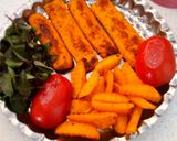 عکس مرحله 3 از دستور 🌺سیبزمینی تنوری و کباب مرغ در فر